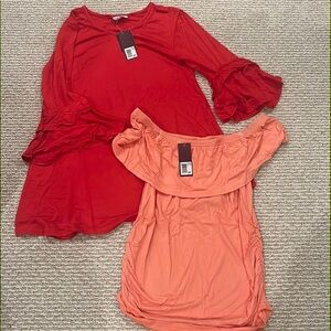 Woman’s size small maternity shirts